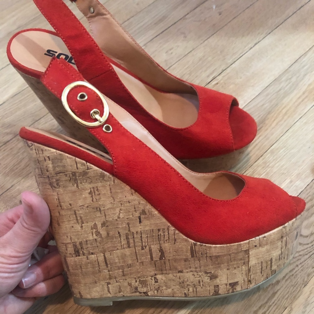 Red wedges 👠❤️❤️